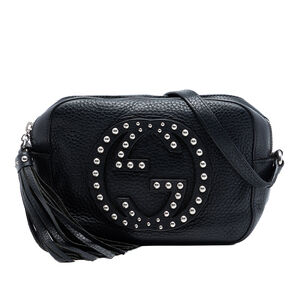 Pre-Loved Gucci Studded Leather Soho Disco Crossbody